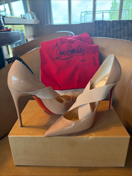 Christian Louboutin Shoes - Christian Louboutin Nude - Sharpstagram 39 - Never worn - tried on twice